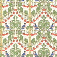 GP & J Baker Birds & Cherries Multi Wallpaper BW45100.4.0
