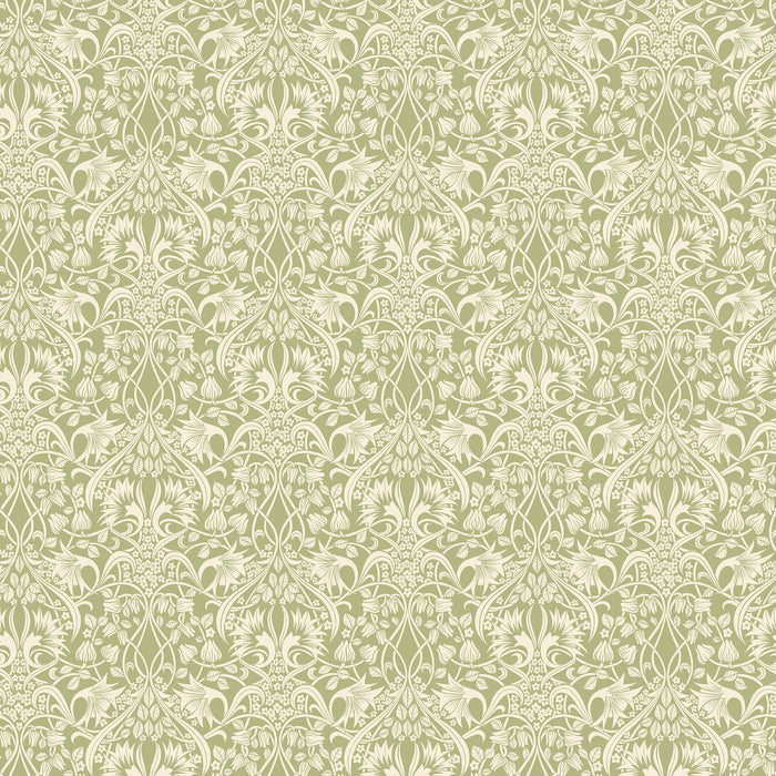 GP & J Baker Fritillerie Green Wallpaper Sample BW45102.1.0