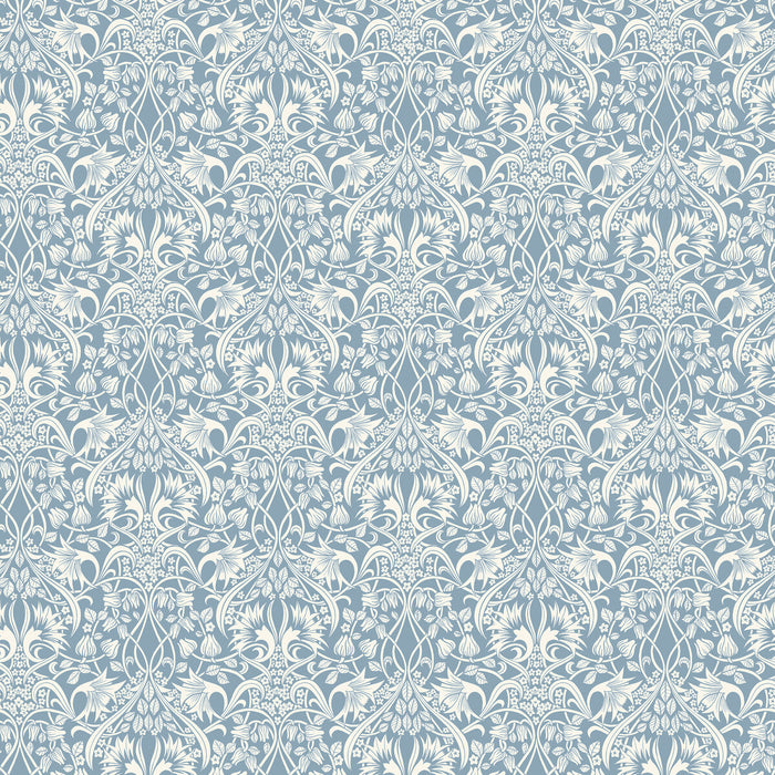 GP & J Baker Fritillerie Blue Wallpaper Sample BW45102.2.0
