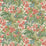 GP & J Baker Trumpet Flowers Red/Green Wallpaper Sample BW45103.1.0