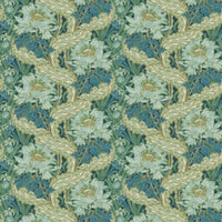 GP & J Baker Brantwood Indigo/Teal Wallpaper BW45105.2.0