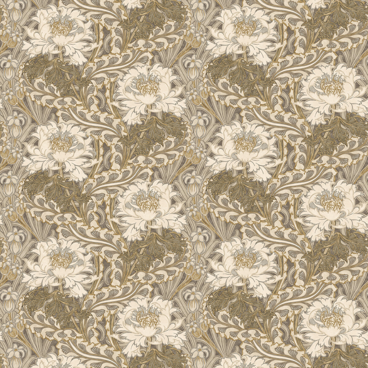 GP & J Baker Brantwood Woodsmoke Wallpaper BW45105.4.0