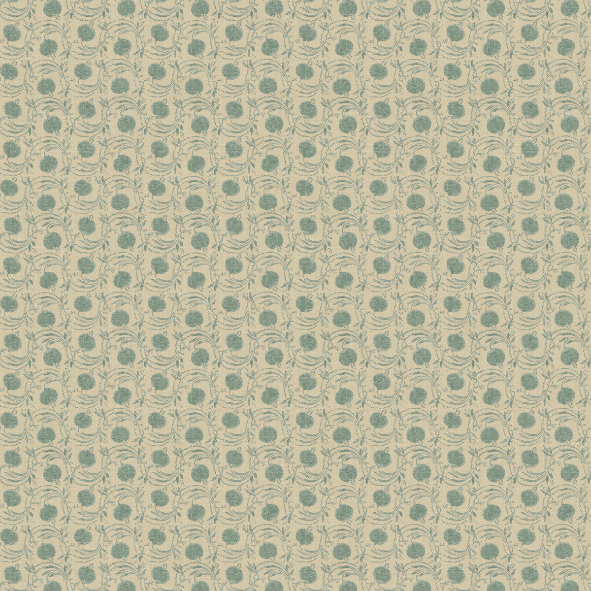 GP & J Baker Seed Pod Aqua Wallpaper Sample BW45120.2.0
