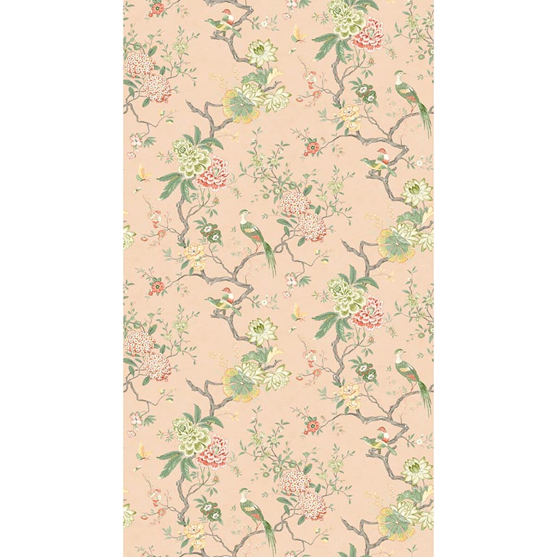 GP & J Baker Oriental Bird Blush Wallpaper BW45128.2.0
