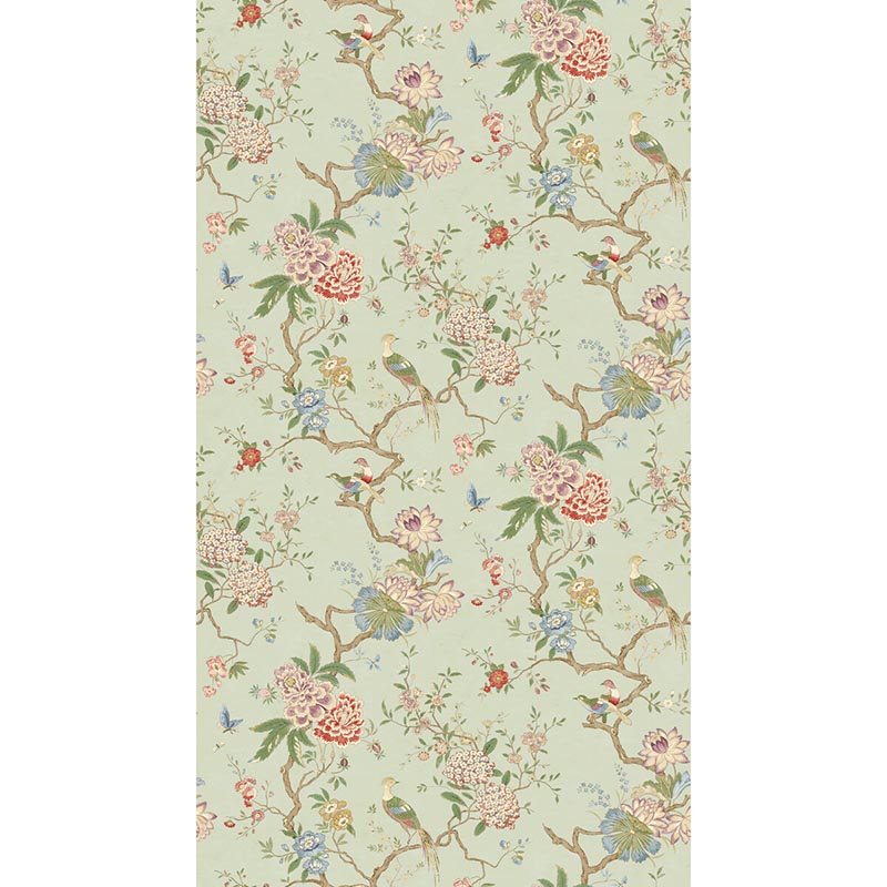 GP & J Baker Oriental Bird Eau De Nil Wallpaper BW45128.5.0