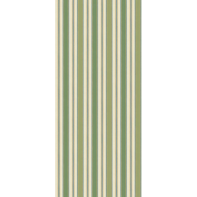 GP & J Baker Melbourne Stripe Green/Blue Wallpaper Sample BW45131.1.0