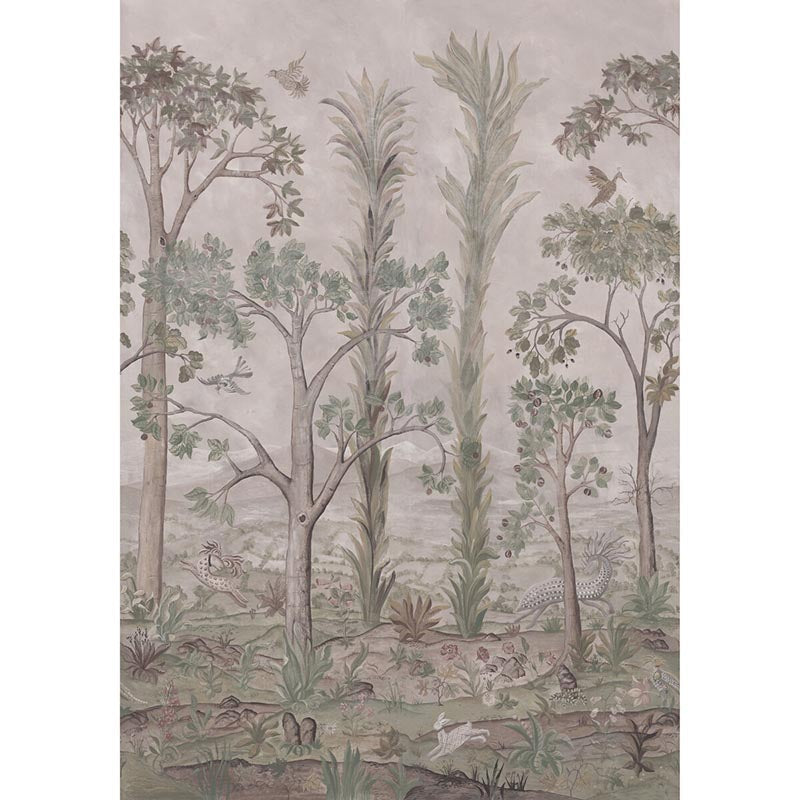 GP & J Baker Tall Trees Soft Green Wallpaper Sample BW45141.1.0
