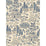 GP & J Baker Home Park Royal Blue Wallpaper BW45143.2.0