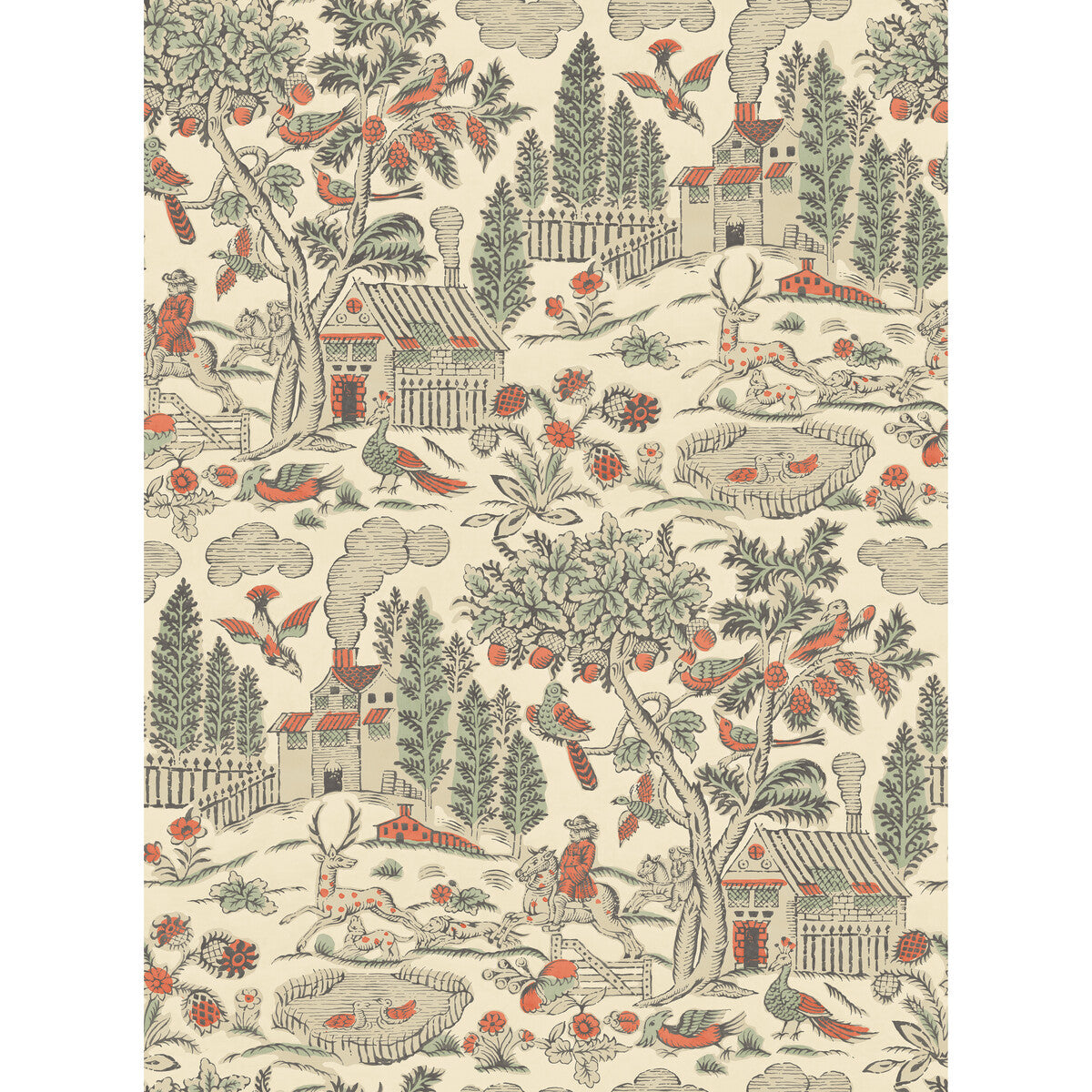 GP & J Baker Home Park Antique Wallpaper Sample BW45143.3.0