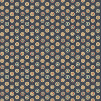GP & J Baker Court Buttons Indigo Wallpaper BW45147.2.0