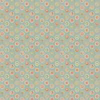 GP & J Baker Court Buttons Aqua/Red Wallpaper BW45147.6.0