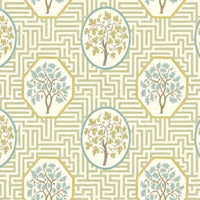 GP & J Baker Royal Maze Sage Wallpaper BW45148.3.0