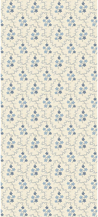 GP & J Baker Posy Blue Wallpaper Sample BW45152.1.0