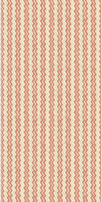 GP & J Baker Ziggy Soft Red Wallpaper Sample BW45155.3.0