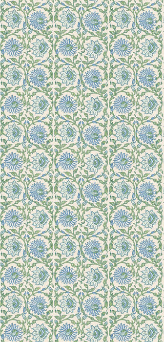 GP & J Baker Cecily Blue/Green Wallpaper Sample BW45159.2.0