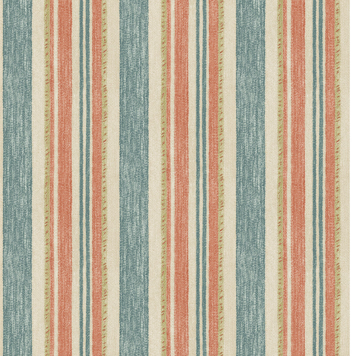 GP & J Baker Cloudline Teal/Spice Wallpaper BW45161.7.0