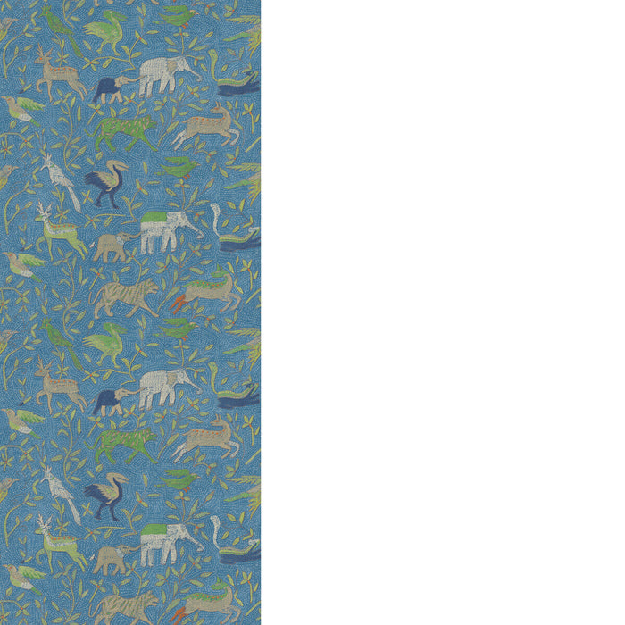 GP & J Baker Noah'S Ark Blue Wallpaper BW45166.2.0