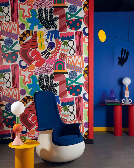 Pierre Frey Emily Multicolore Wallpaper FP999001