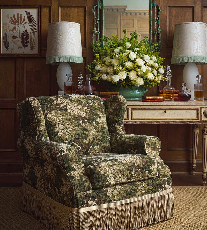 Old World Weavers Ridge Edge Moss Fabric Sample BZ060C0036