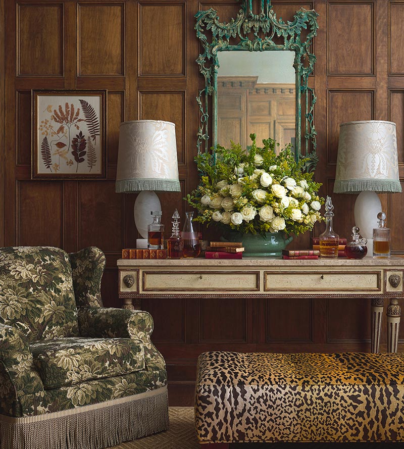 Old World Weavers Ridge Edge Moss Fabric Sample BZ060C0036