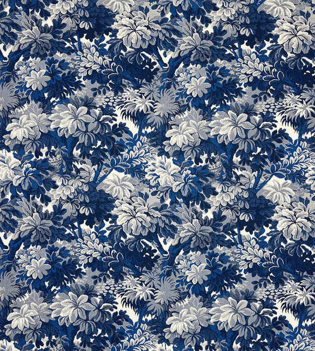 Old World Weavers Ridge Edge Blue Shadow Fabric Sample BZ060W0062