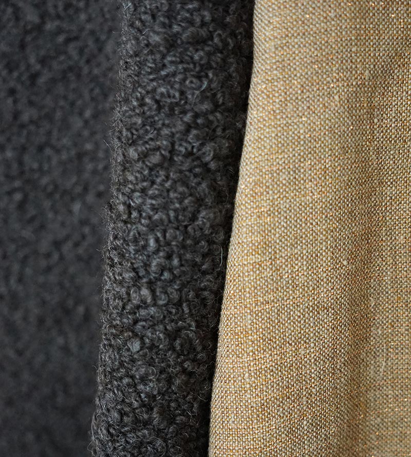 Old World Weavers Mouton Ash Brown Fabric Sample BZA5010003