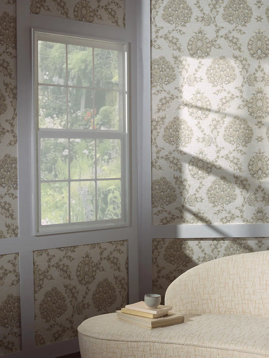 Pierre Frey Les Azalees Grege Wallpaper Sample FP243001