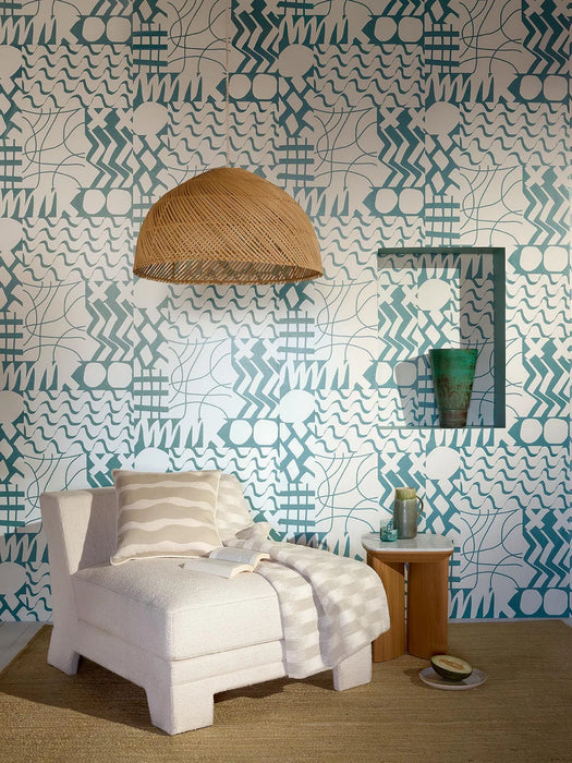 Pierre Frey Grande Maree Charbon Wallpaper Sample FP077003