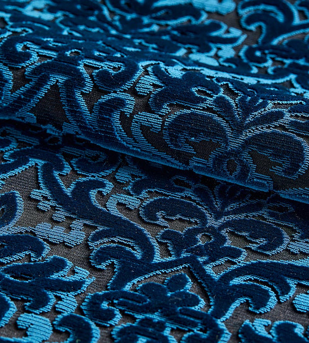 Old World Weavers Pignone Lapis Fabric Sample C200160001