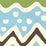 Alan Campbell Cap Ferrat Turquoise Brown Jungle Green Wallpaper Sample AP103-21