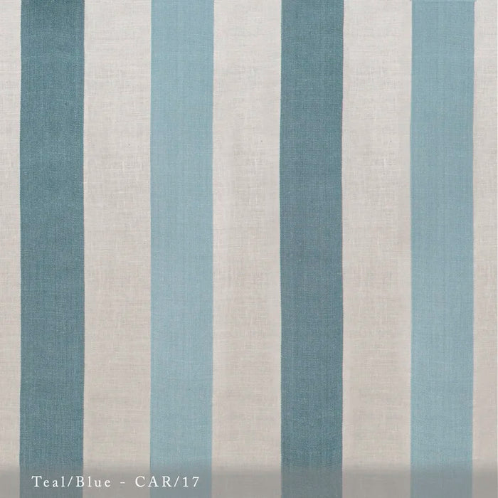 Lisa Fine Carousel Stripe Teal/Blue Fabric CAR-17