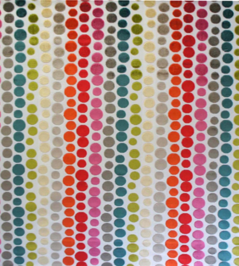 Old World Weavers Confettis Rainbow Fabric CA12670100