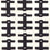 Caroline Cecil Bridge Black/Oyster Fabric CCF-2306.816.0