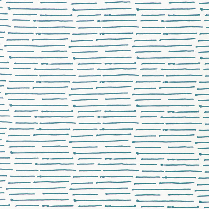 Caroline Cecil Ink Stripe Denim/Oyster Fabric Sample CCF-2322.1615.0