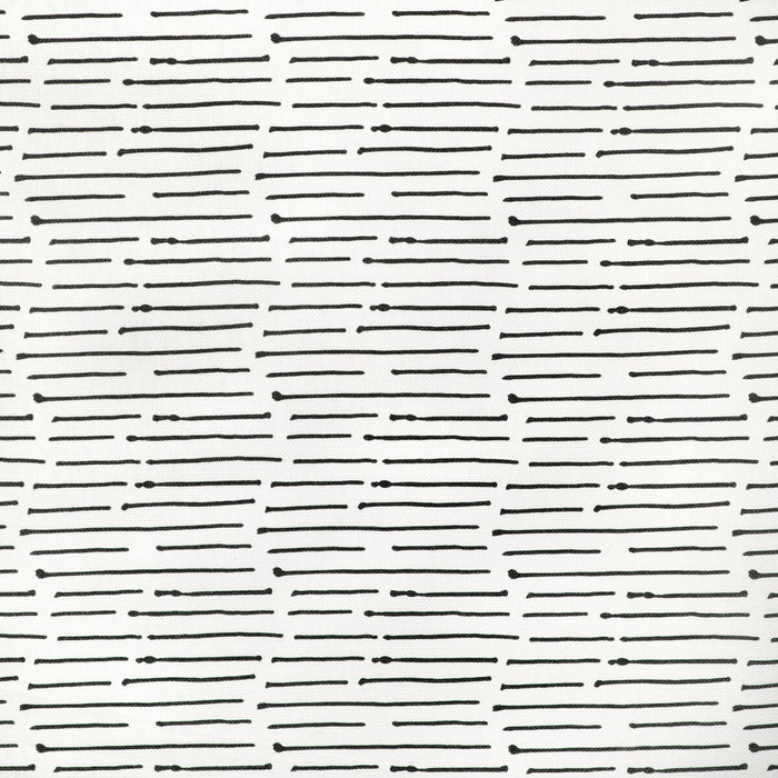 Caroline Cecil Ink Stripe Black/Oyster Fabric Sample CCF-2322.816.0