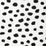 Caroline Cecil Paint Dot Black/Oyster Fabric Sample CCF-2334.816.0
