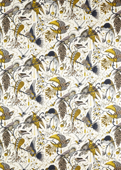Clarke & Clarke Audobon Gold Fabric CCF0864-03.CAC.0
