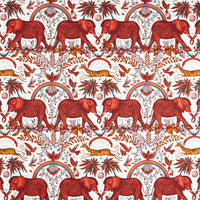Clarke & Clarke Zambezi Flame Fabric CCF0871-03.CAC.0