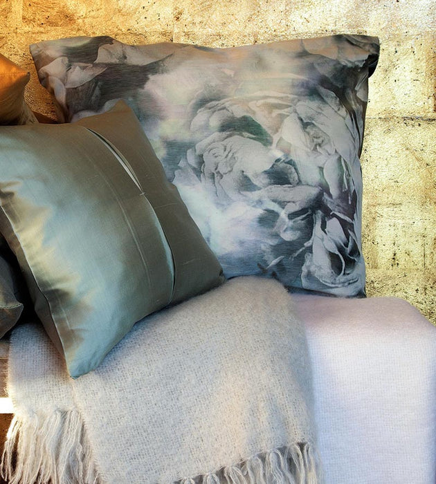 Christian Fischbacher Antoinette Warp Print Meadow Fabric Sample CH44110104