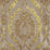 Christian Fischbacher Corona Damask Gold Leaf Fabric Sample CH06310113