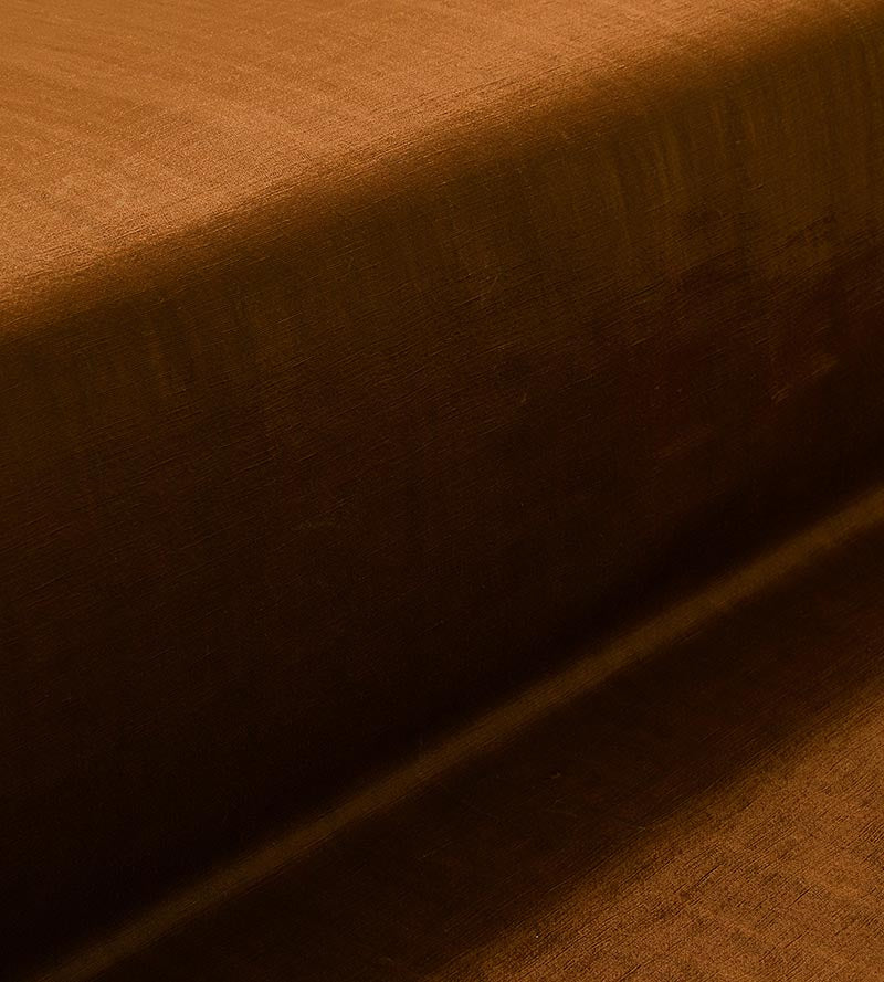 Christian Fischbacher Luna Ii Burnt Sienna Fabric Sample CH46110113
