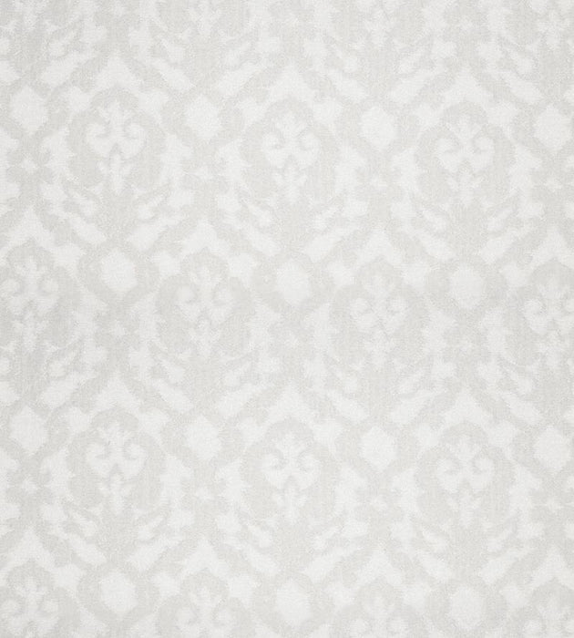 Christian Fischbacher Pompadour Paper White Fabric Sample CH44720200