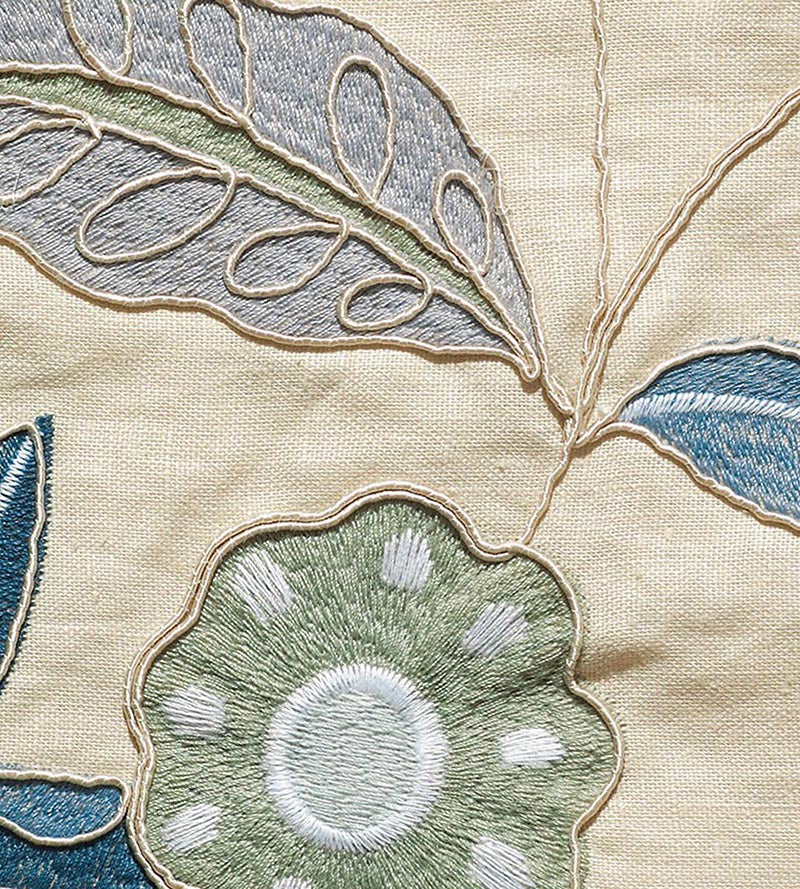 Christian Fischbacher Happy Watercolor Fabric Sample CH06420201