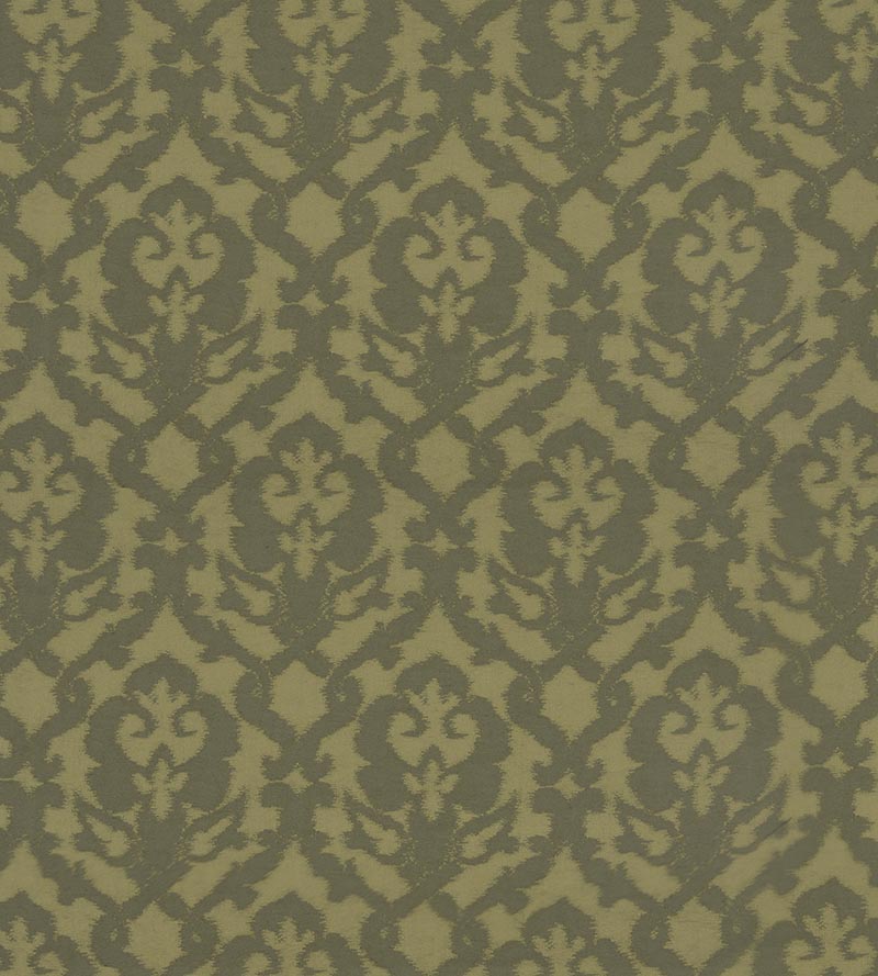 Christian Fischbacher Pompadour Olive Fabric Sample CH44720204