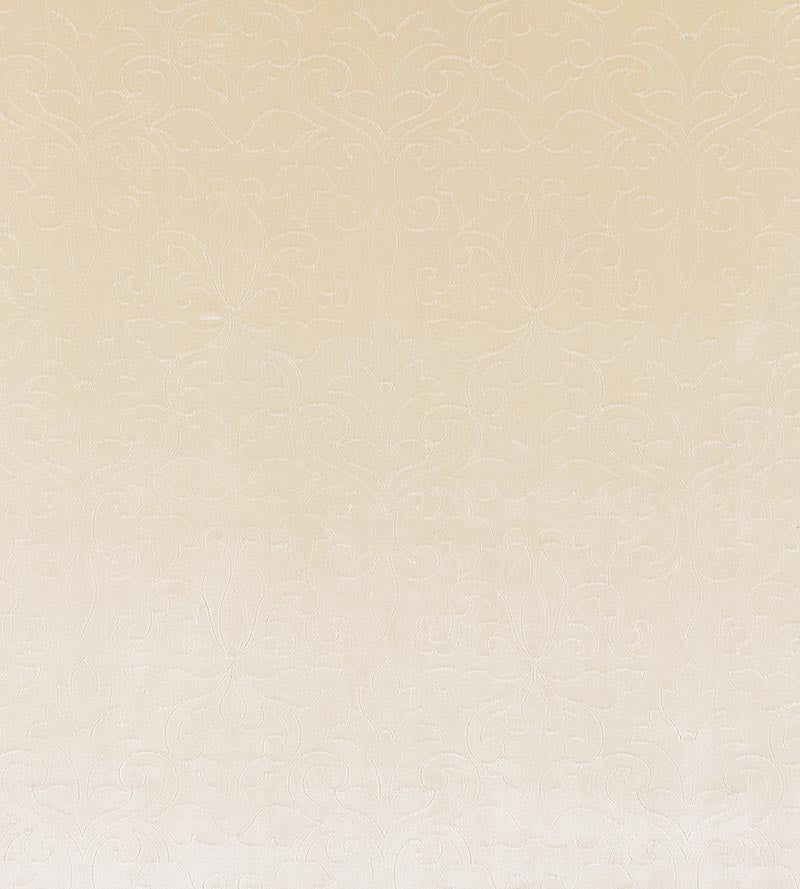 Christian Fischbacher Classic Velvet Cream Fabric Sample CH06620207