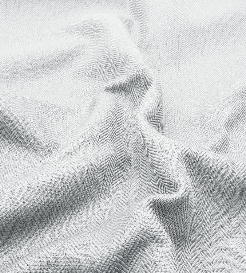Christian Fischbacher Aretha Whisper White Fabric Sample CH27820207