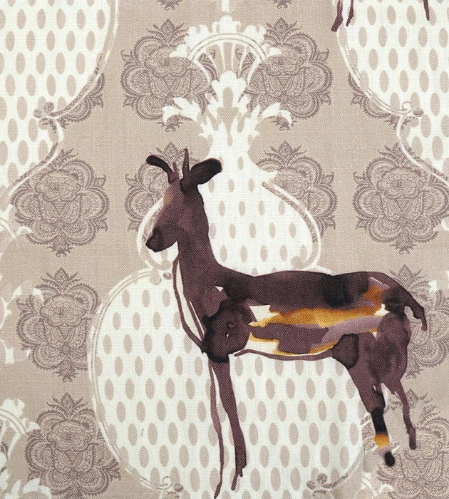 Christian Fischbacher Chamonix Aubergine Fabric Sample CH41320207