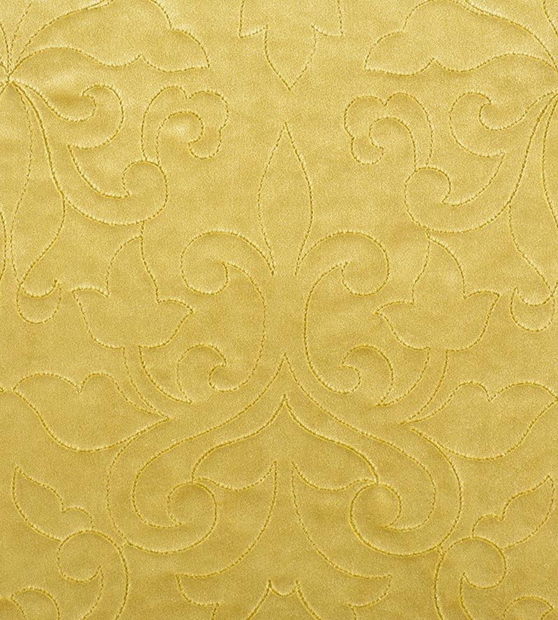 Christian Fischbacher Classic Velvet Sun Gold Fabric Sample CH06620214
