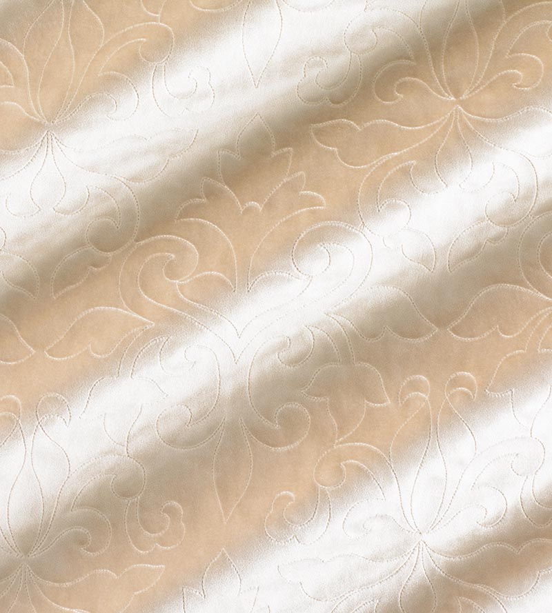 Christian Fischbacher Classic Velvet Natural Fabric Sample CH06620217