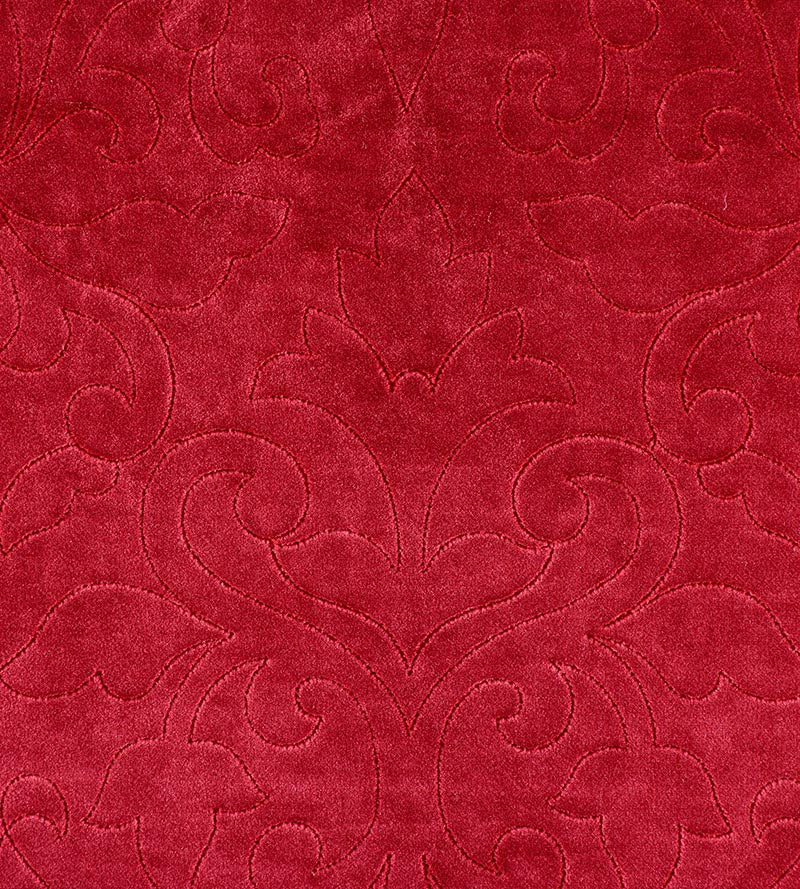 Christian Fischbacher Classic Velvet Cerise Fabric Sample CH06620222